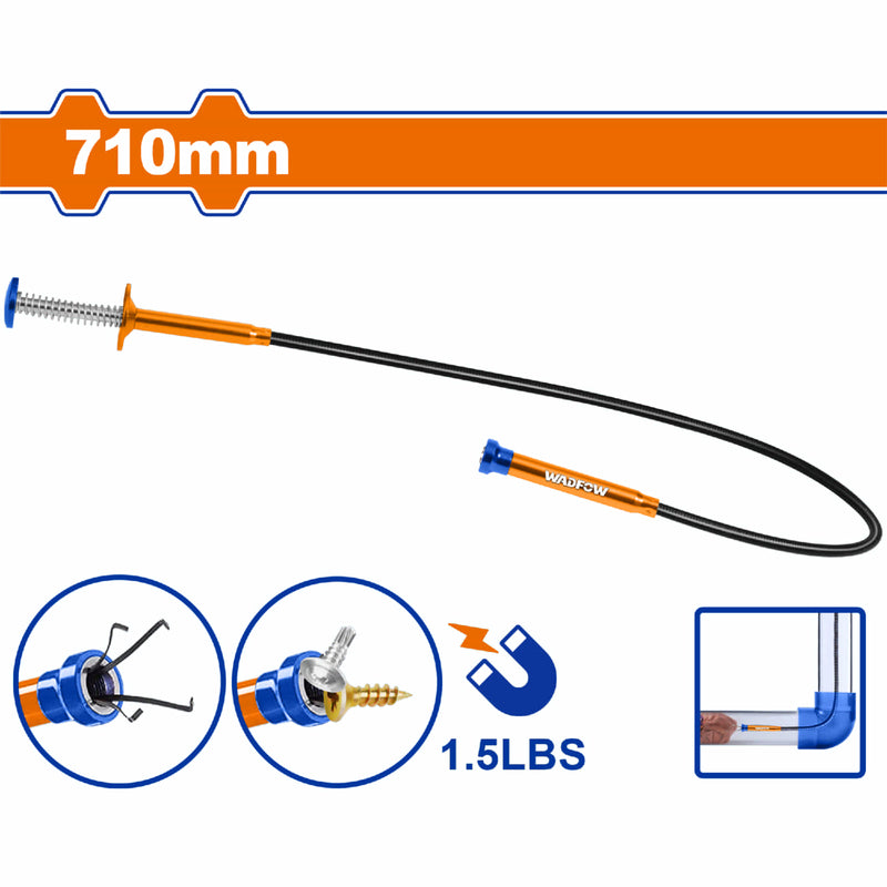Recogedor Flexible con garra Longitud 710mm Capacidad agarre 750g Mango de plástico.