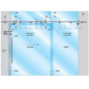 Tope Derecho Para Tubo De 25Mm. Sistema Slider.