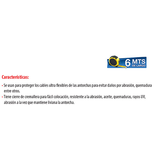 Protector economico para antorchas tig hecho en tela Jean ( 6 mts).