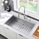 Fregador acero inoxidable 33" x 22" x 10" calibre 16.