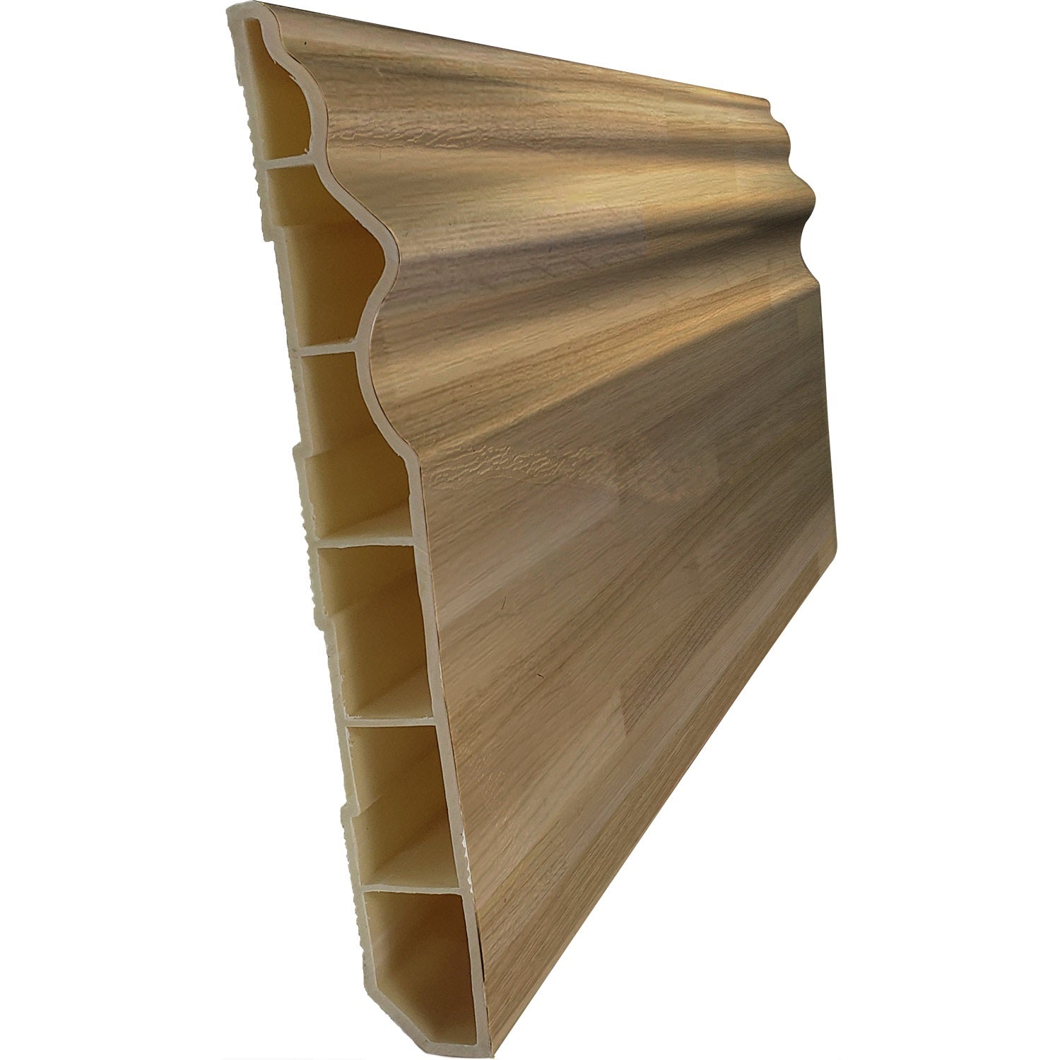 Zócalo PVC para piso SPC Bambú 90 x 2900 mm