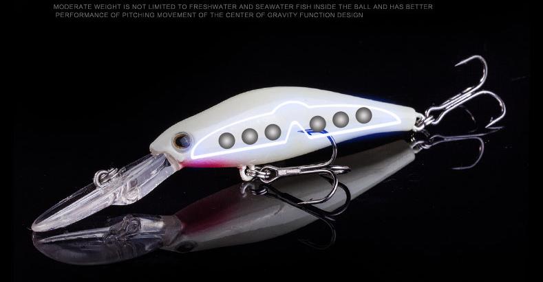 Señuelo Monnow lengua larga 9cm GG