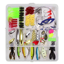 Caja 101 Pzas. Señuelos anzuelos ganchos pinza