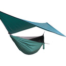 Hamaca Nylon con toldo y accesorios azul