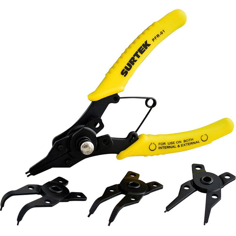 Juego de pinza anillos 4 cabezas Surtek