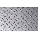 Plancha antideslizante (lagrimada) para pisos.Acero inoxidable 4x8 espesor 1.5mm. T-304. Acabado 2B.