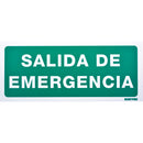 Letrero "Salida emergencia" Surtek