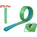 Eslinga ojo-ojo 2T x 7m. Ancho 60 mm