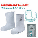 Polainas de Carnaza para botas para Soldador. 30x18 cm. Cuero de Vaca.(Par)