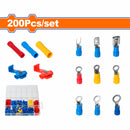 Conectores para Terminales eléctricos Surtidos.(200 piezas) Se vende en Set. Empalme rápido.