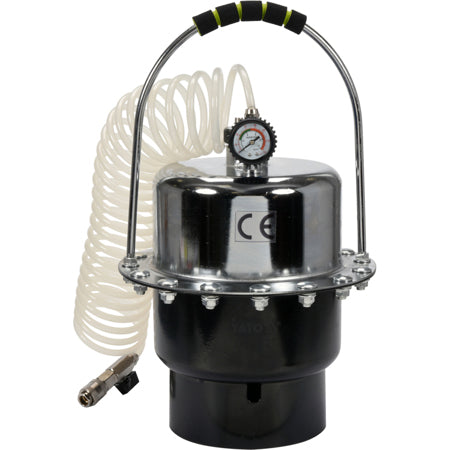 Purgador De Frenos De Aire. El Líquido De Frenos Y El Aire Comprimido Están Separados Por Un Diafragma. Para purgar y sustituir líquido de frenos.