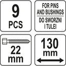 Extractor de juntas esféricas de rotula y juntas en U 4WD coches y camiones ligeros 2WD y 4WD