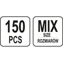 Remaches roscados variados M3-40PC M4-35PC M5-25PC M6-25PC M8-15PC M10-10PC