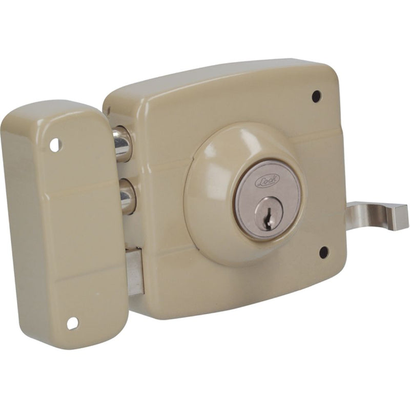 Cerradura de sobreponer de dos bulones, derecha Lock.