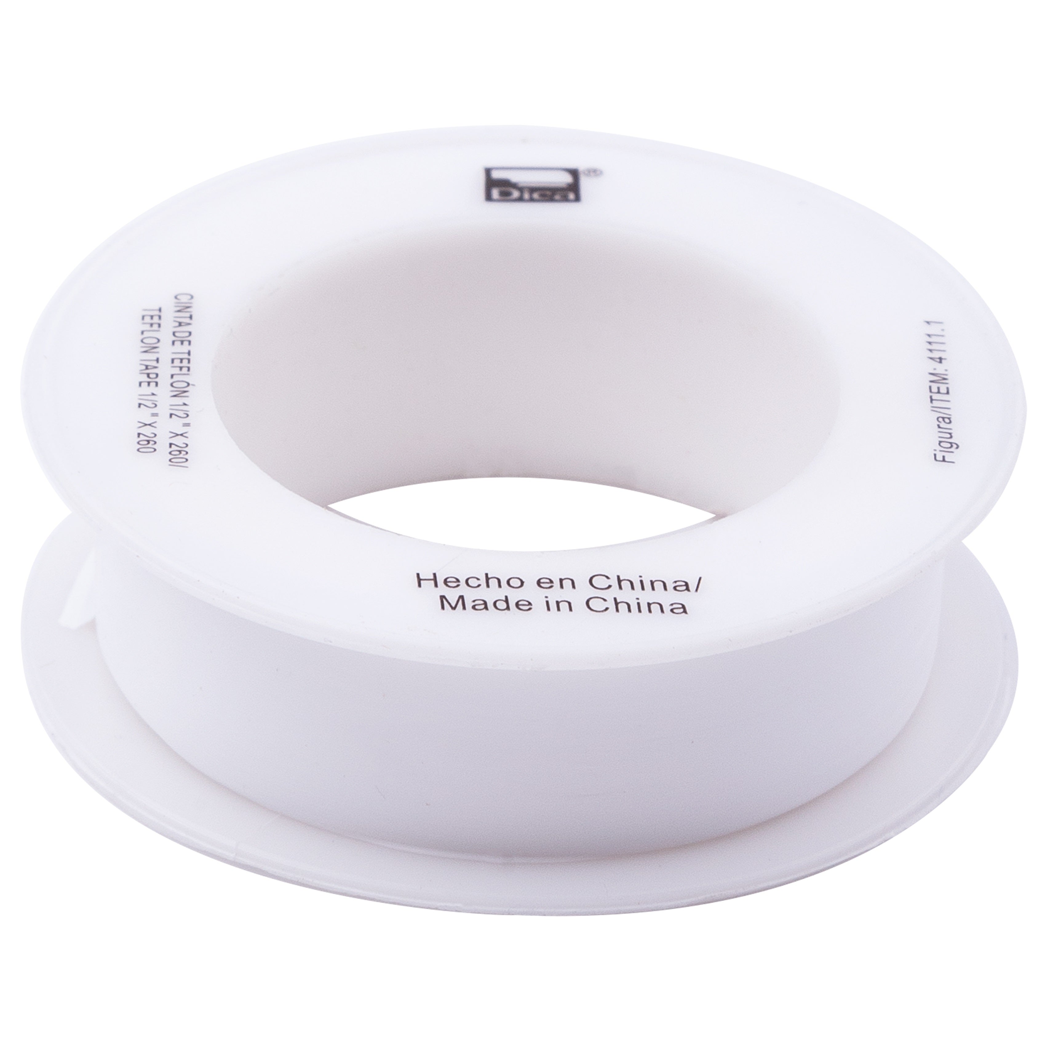 Cinta de teflón 1/2 x 260