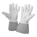 Guantes Especiales Para TIG-MIG Cuero Premium De Cabra Ultra Suave Talla M Con Tejido Kevlar (Par)