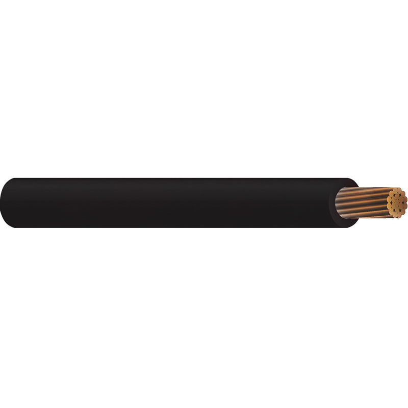 Cable Electrico 6 AWG. Color Negro. Se Vende Rollo 152.40 m