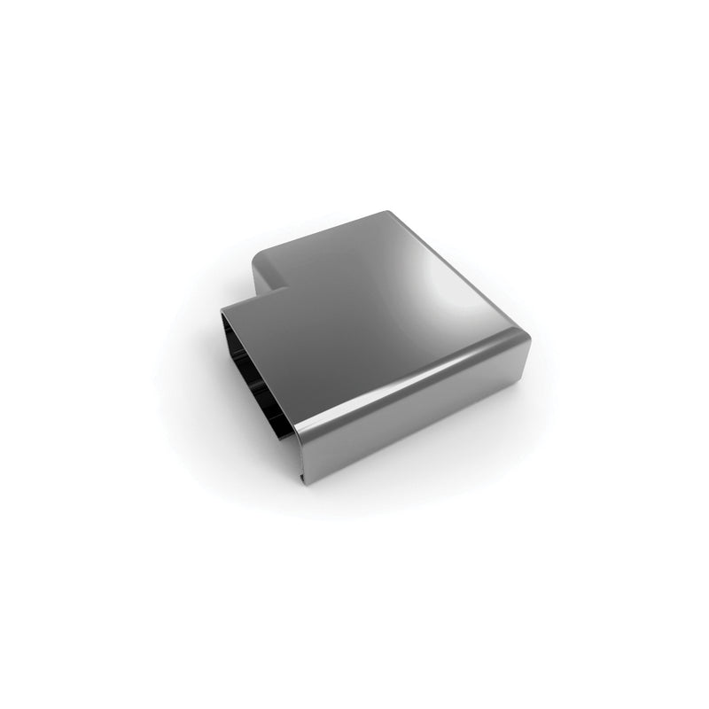 Esquinero de pasamano. 30x80. inox ligth.