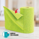 Paños de Microfibra en Rollo de 52 Unidades (Toallas 22×22cm). Trapos Súper Absorbentes y Reutilizables para Limpieza.