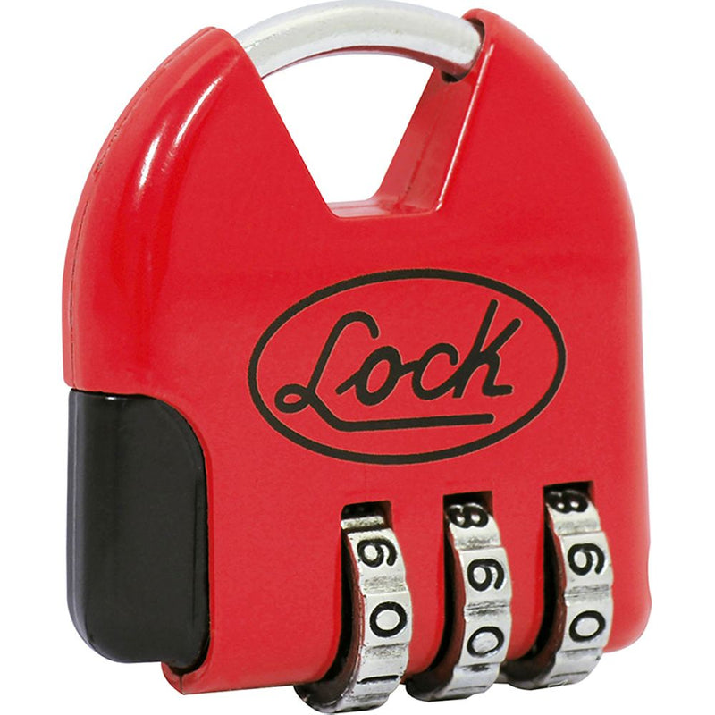 Candado de combinación digital maletero 36 mm rojo Lock