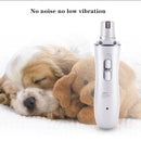 Corta uñas y pulidor eléctrico para mascotas. Recargable, incluye cable USB.