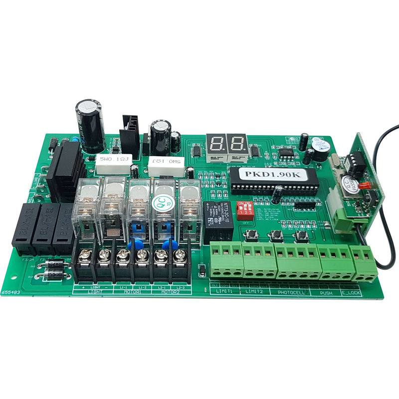 Tarjeta de repuesto para motores abatibles Easyopen600 o easyopensolar600 para 1 o 2 puertas MV07