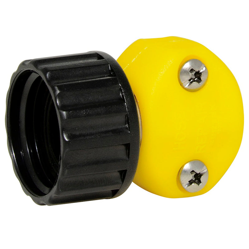 Conector plastico 3/4" GHT para manguera de riego, 1/2" hembra