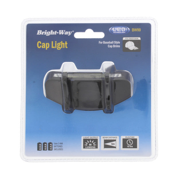Lampara de luz LED de 1 vatio para gorra. Baterias incluidas