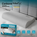 Almohada Cervical 60x35cm Carbone MaxRest 5 Estrellas con Enfriamiento Instantáneo. Alivia el Dolor y Mejora la Postura. Calidad Hotelera.