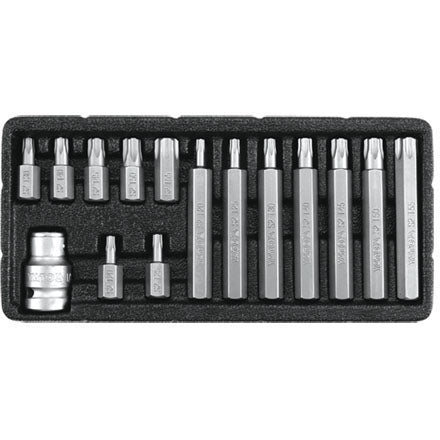 Juego De Puntas Torx De Destornillador (S.T20-T55, 15 Piezas)