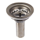 Canasta metálica inoxidable desague para fregaderos