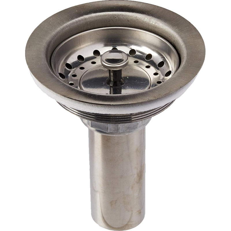Canasta metálica inoxidable desague para fregaderos