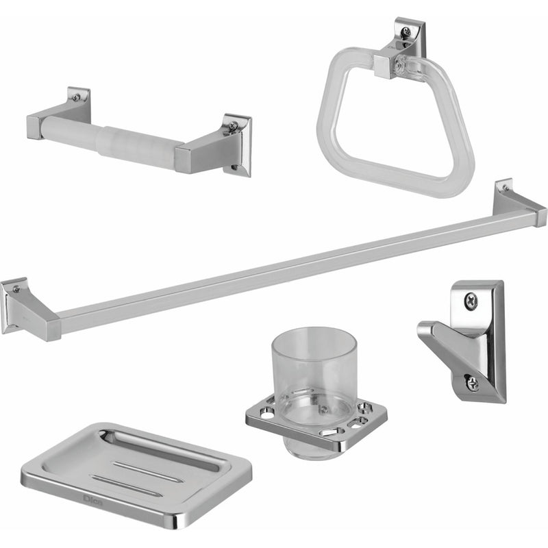 Juego de accesorios de baño de pared de 6 piezas Económico