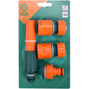 Juego de conectores y adaptadores Para Mangueras  (4 Piezas, 1/2” Y 3/ 4”)