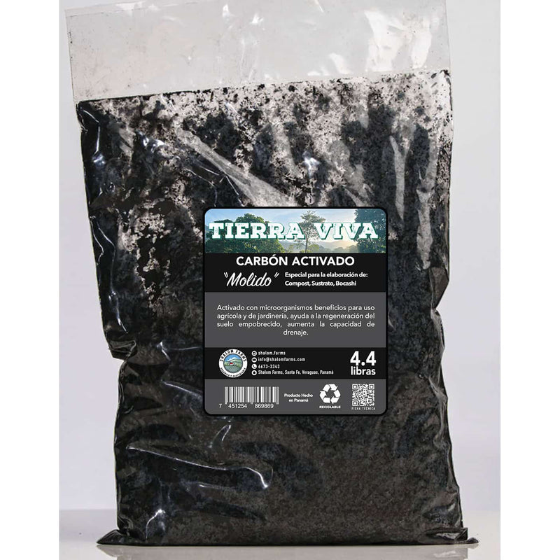 Carbon activado " Molido" 4.4 Libras