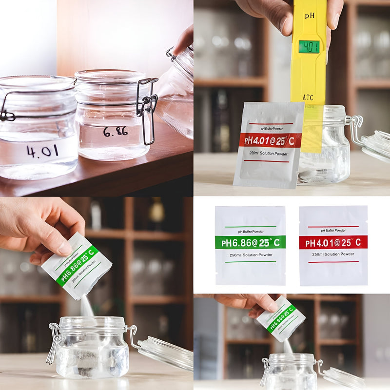 Solución en Polvo para calibrar medidor de pH (15 Und)