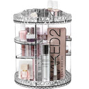 Organizador de Maquillaje giratorio 360º, transparente.