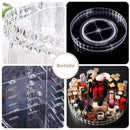 Organizador de Maquillaje giratorio 360º, transparente.