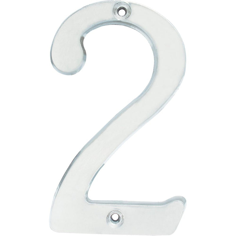 Numero 2 slim 4" cromo satinado Lock