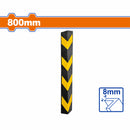 Protector de goma Columna para Garajes y Estacionamientos. Tipo Esquinero. 800mm.