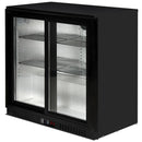 Refrigerador de 2 puertas. Nevera comercial para bar. 900*535*840mm, 190W.