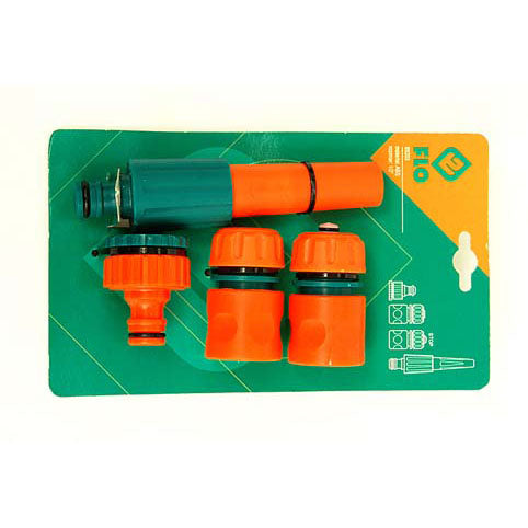 Juego de conectores y adaptadores Para Mangueras (4 Piezas, 3/4” Y 1”)