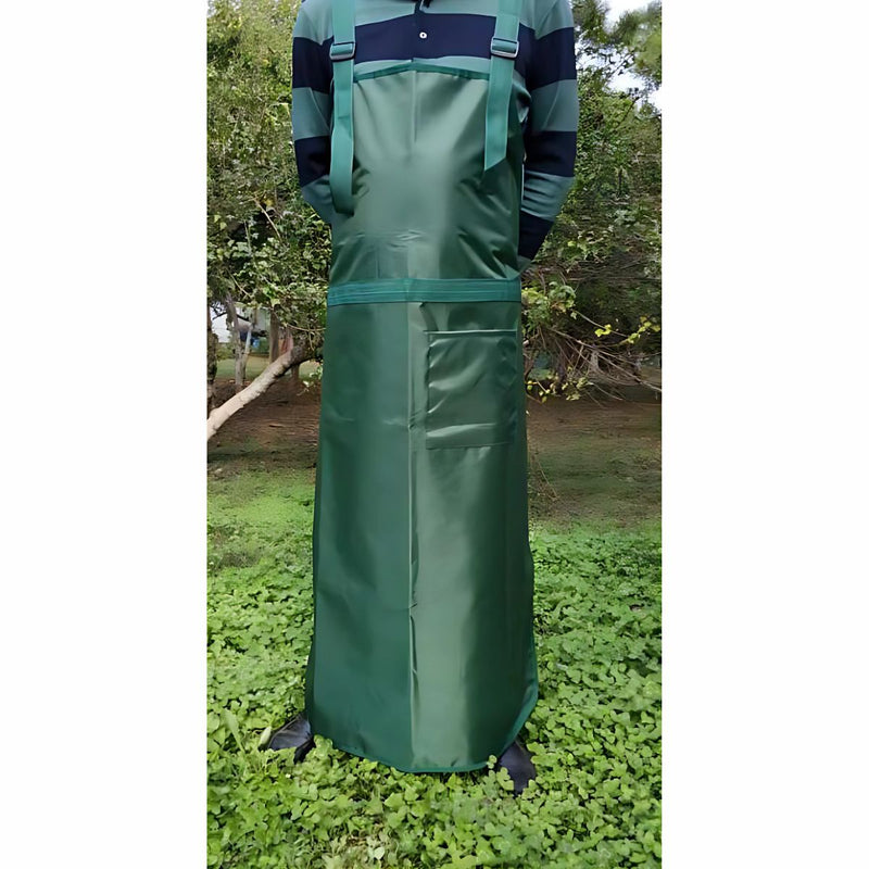 Delantal de Protección para Desmalezadora Wira Corta Grama y Césped. Protector para Guira y Motoguadaña. Mandilón de jardín de seguridad anticorte y anti-arañazos 140x76cm.