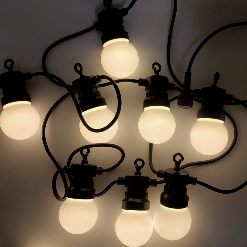 Guirnalda Decorativa Luz tira LED 3400K Tira con 10 Bombillos 5 metros