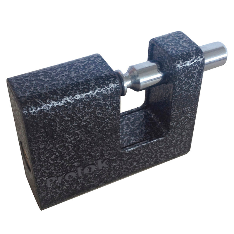 Candado de hierro para cortina llave estándar 80 mm Prolok