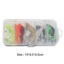 Kit de anzuelos y señuelos suaves 73 Pcs.