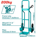 Carretilla trepa escaleras Capacidad de 200kg.