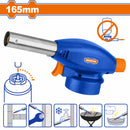 Soplete a Gas Butano 165mm. Encendido automático.Consumo de gas 80g/h. Uso doméstico. No trae gas. Antorcha