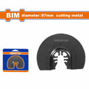 Cuchilla para sierra Oscilante Bi-Metal.Corta Metal. Díametro:87mm. Diseño Semi-circulo. Sierra oscilatoria