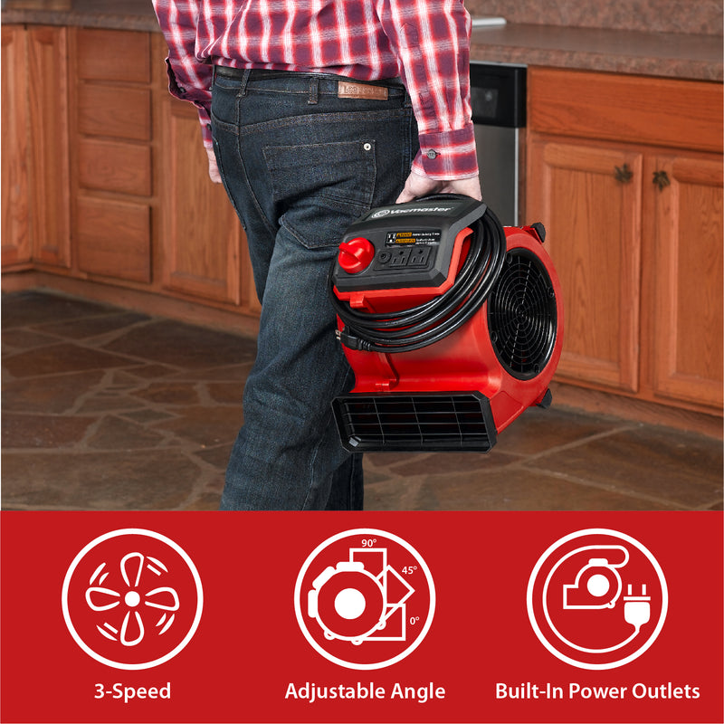 Secador de piso de aire blower 3 velocidades. "NO sopla aire caliente, solo aire ambiente"